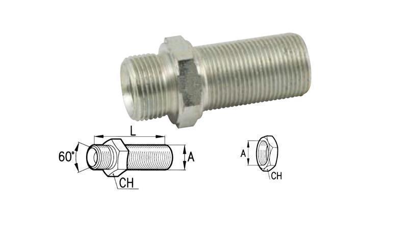 VANNE DOUBLE HYDRAULIQUE BSP ÉTENDUE 3/4