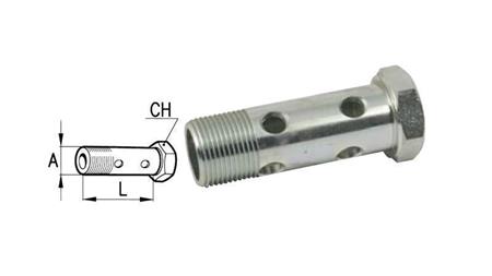 ȘURUB HOLLOW HIDRAULIC DUBLU M18x1.5