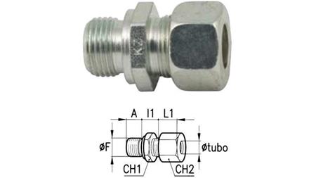 REDUCȚIE HIDRAULICĂ WGE 8 L-1/4