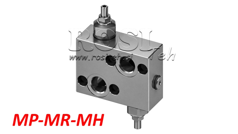 HIDRAULINIS SLĖGIO REGULIATORIUS 10-180 BAR HIDRAULINIAM VARIKLIUI MP-MR-MH