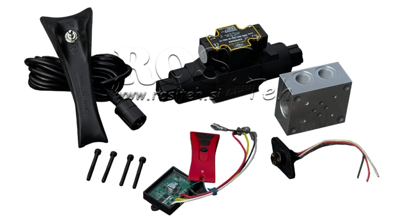 SET DE CONTROL PENTRU WINCH HIDRAULIC DWHI 12000-20000HD