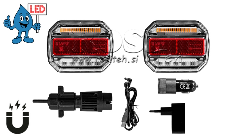 KIT LUMINA MAGNETICA LED - CANBUS FARA FARA 12/24V