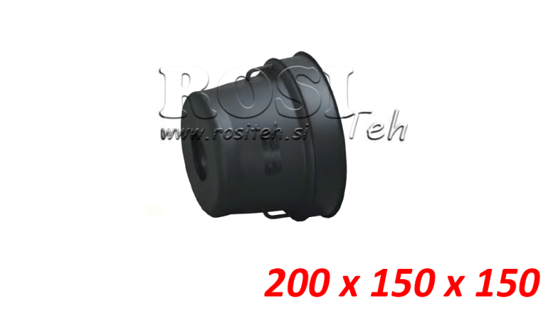 MANSETA PROTECTOARE PENTRU P.T.O. PVC 200x150x150