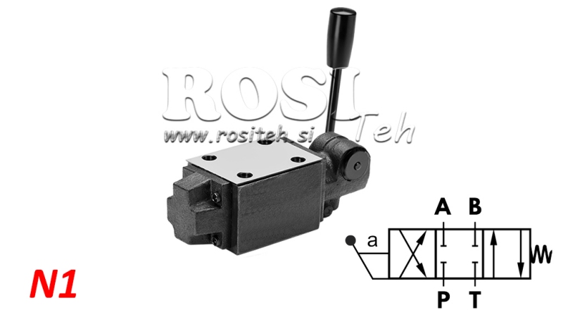 HYDRAULIC HAND VALVE CETOP N1