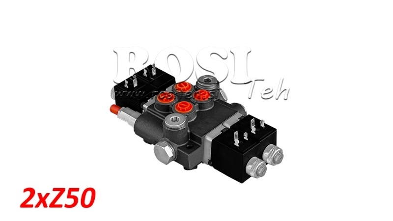 ELECTRO-HYDRAULIC MONOBLOCK VALVE 2xZ50