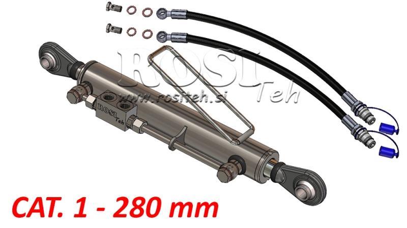 HYDRAULISK TOPSTANG STANDARD - CAT. 1 - 50/30-280 (20-55 HP) (19,2/19,2 mm)