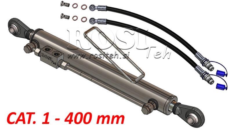 BARRE DE POUSSEE 3ÈME POINT HYDRAULIQUE STANDARD - CAT. 1 - 50/30-400 (20-55 HP) (19,2/19,2 mm)