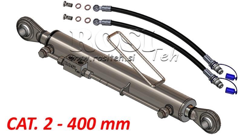 BARRE DE POUSSEE 3ÈME POINT HYDRAULIQUE STANDARD - CAT. 2 - 63/35-400 (45-95 HP) (25,4/25,4 mm)
