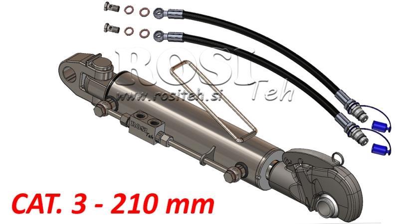 BARRE DE POUSSEE / 3EME POINT HYDRAULIQUE SPECIAL - CAT. 3 - 80/40-210 (90-210 HP) (32,2 mm)
