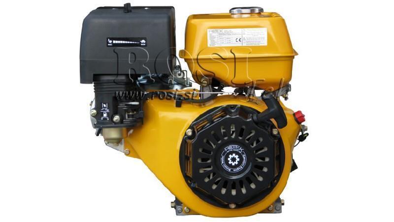 motor pe benzin EG4-420cc-9.6kW-13.1HP-3,600 RPM-H-KW25x88.5-începere manuală