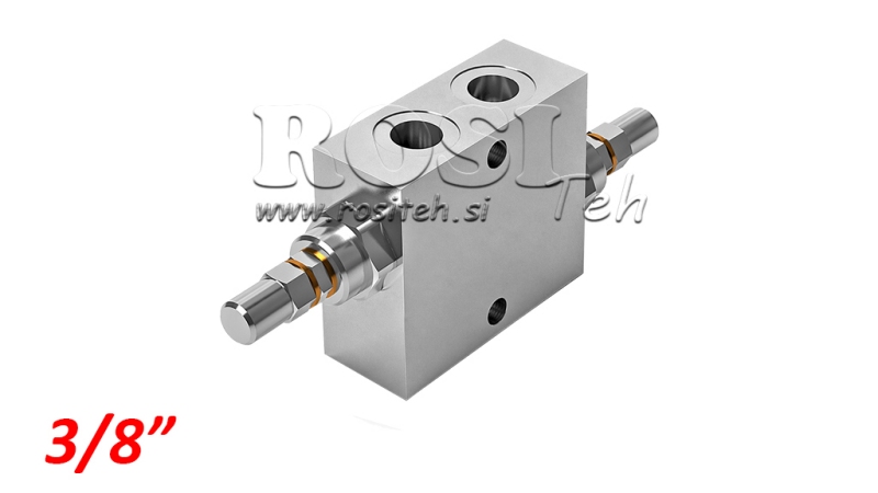 LIMITEUR DE PRESSION HYDRAULIQUE DOUBLE VAU-3/8