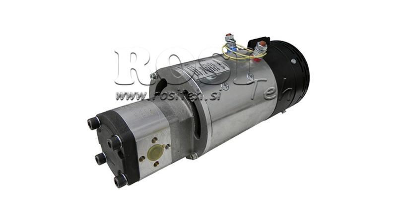 ASAMBLARE POMPĂ HIDRAULICĂ GR.2 - MOTOR ELECTRIC 10cc 24V - 4.5kW
