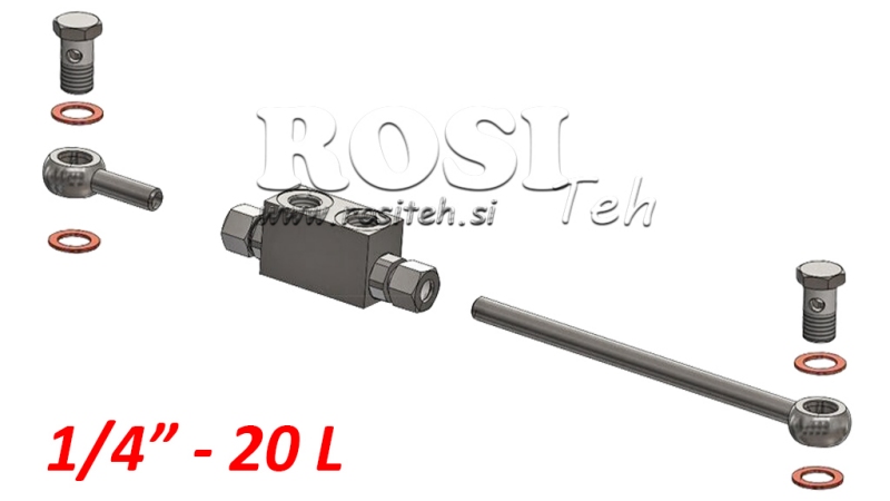 LOKKIVENTTIILI VBPDE 1/4 - 20LIT LETKUILLA