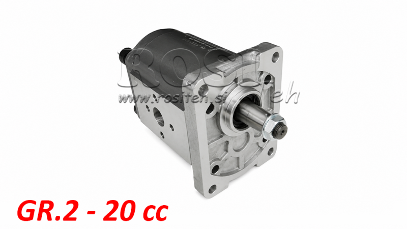 HYDRAULIC PUMP GR.2 20 CC RIGHT - FLANGES