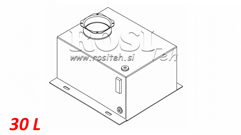 METALLTANK- BOX PP 30 LITER HORISONTAL-VERTICAL