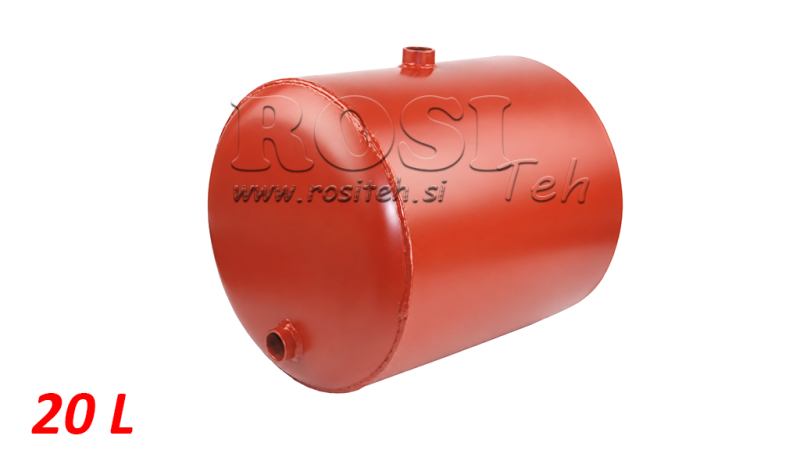 METALLTANK 20 LITER RUNDE Φ 300MM - HØYDE 330MM