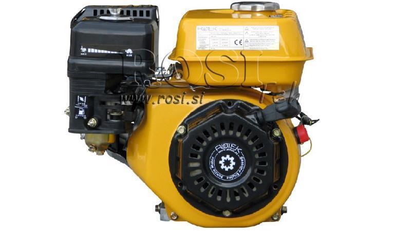 motor pe benzină EG4-200cc-5.10kW-3,600 RPM-H-KW20x53-începere manuală
