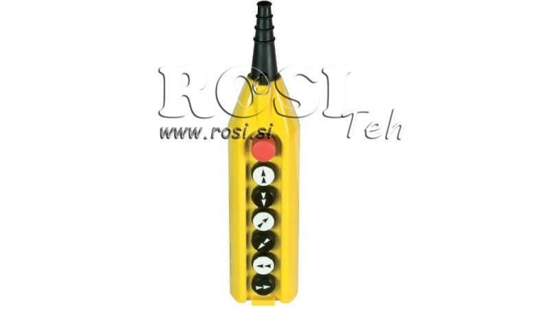 SET DE ÎNTERUPTOARE REMOTE 6 BUTOANE ÎN CARCASĂ FĂRĂ CABLU