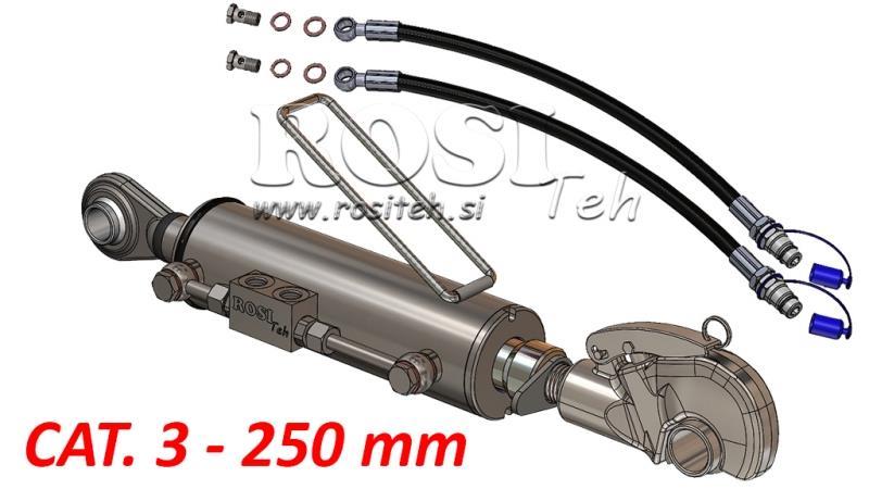 TIRANT CENTRAL HIDRAULIC AUTOMAT ȘI FILETAT - CAT. 3 - 80/40-250 (+95 HP) (32,2 mm)