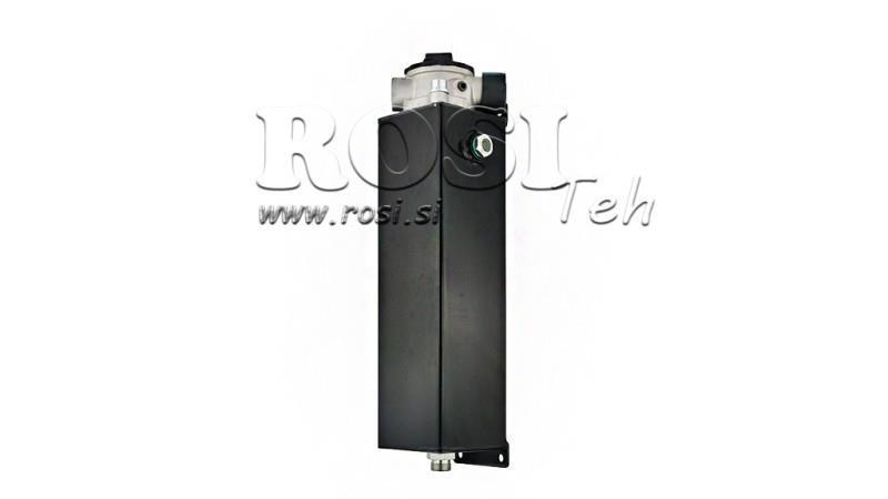 REZERVOR METALIC 3 LITRI CUB 100x113x350mm COMPLET CU ECHIPAMENT