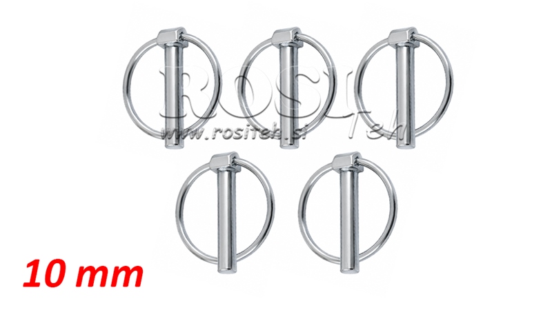 SET DE CUIE CU INEL DE SIGURANȚĂ Φ 10.0 MM (5PCS)
