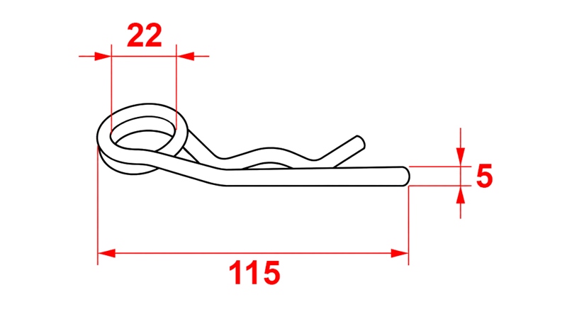 SET SIGURANȚE ARC DUBLU Φ 5 MM (5PCS)