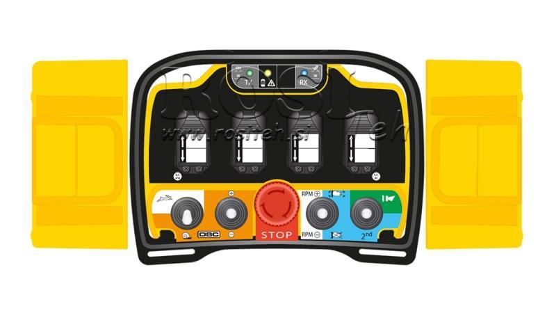 CONTROL REMOT RADIO - PROPORȚIONAL - ZEUS2 M4 10013 Standard