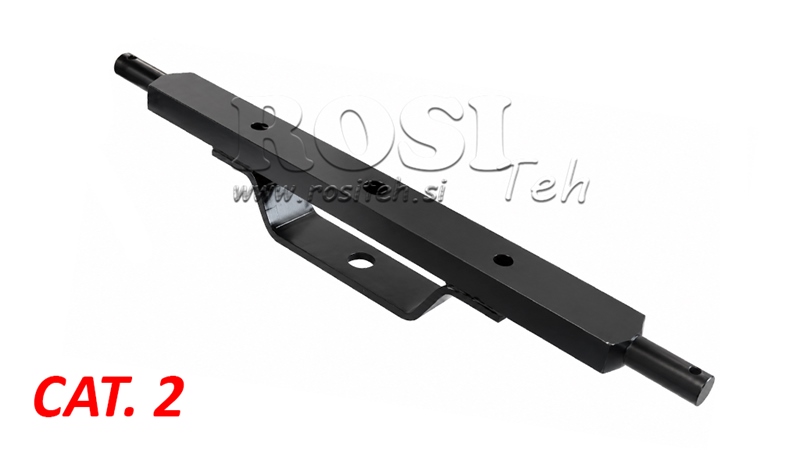 BARĂ DE REMORCARE CU SUPORT PENTRU TRACTOR CAT. 2 (L-750MM)