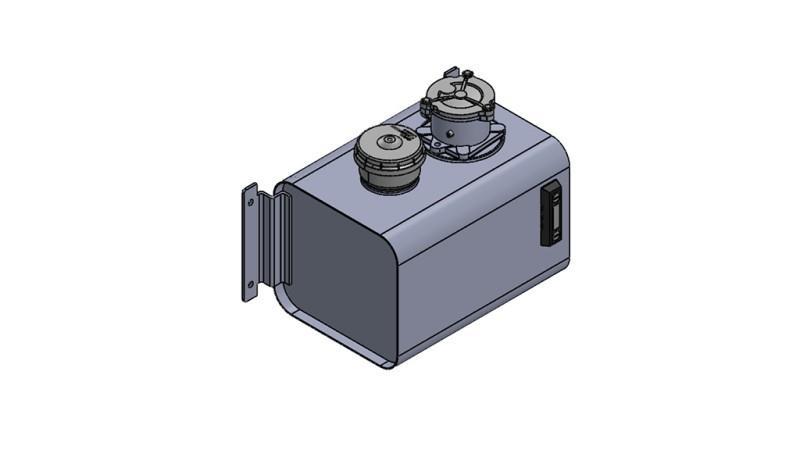 TANCA METALICĂ SUPERIOARĂ 20 Lit 265x290x400mm