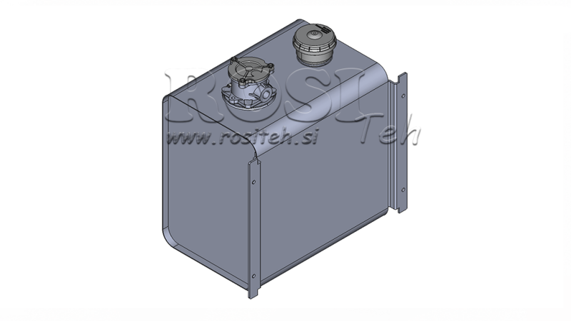 METALOWY ZBIORNIK GÓRNY 80 LIT 360X500X500MM
