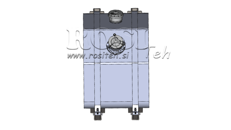 TANCA METALICĂ SUPERIOARĂ 150 LIT 600X600X500MM