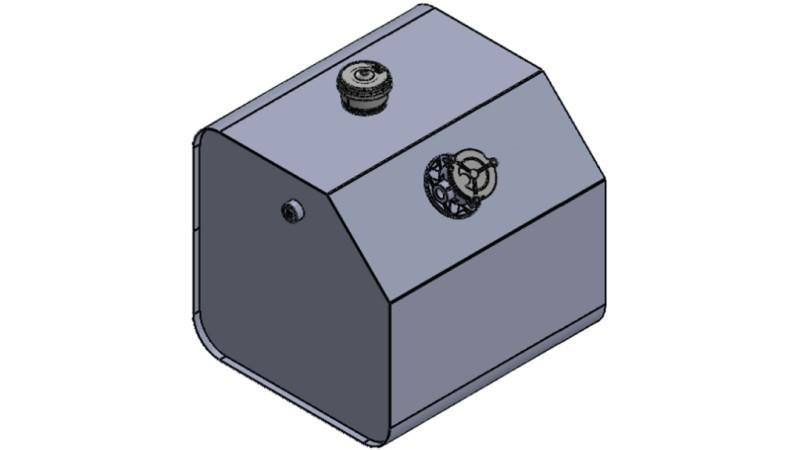 REZERVOR METALIC SUPERIOR 250 Lit 600x600x800mm