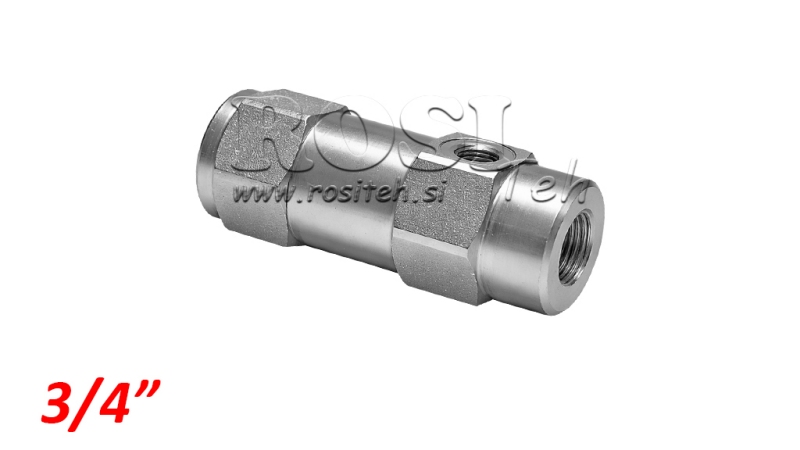 BLOC DE VANĂ VBPSL 3/4 SD UNIDIRECȚIONAL CU PILOT.