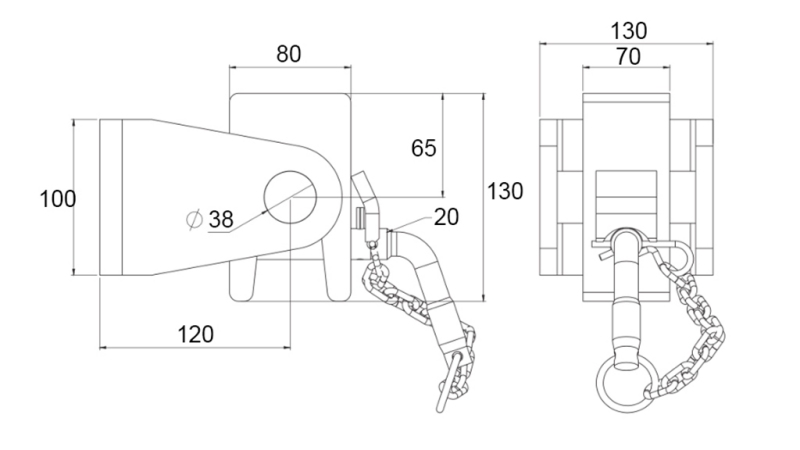 BILLENŐPLATÓ TARTÓ 80x100 - VILLÁS KIVITEL - ECO