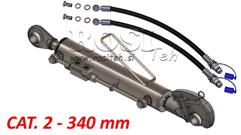 TERZO PUNTO IDRAULICO CON GANCIO RAPIDO AUTOMATICO - CAT. 2 - 63/35-340 (45-95 HP) (25,4 mm)