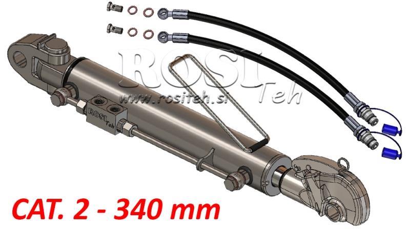 TIRANT CENTRAL HIDRAULIC SPECIALĂ - CAT. 2 - 63/35-340 (45-95 HP) (25,4 mm)