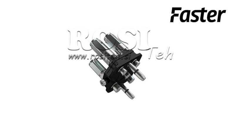 CUPLĂ MULTI-FASTER 3 CĂI BSP 1/4 PARTE MOBILĂ
