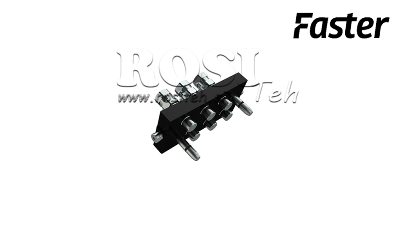 CUPLĂ MULTI-FASTER 6CĂI BSP 3/8 PARTE MOBILĂ