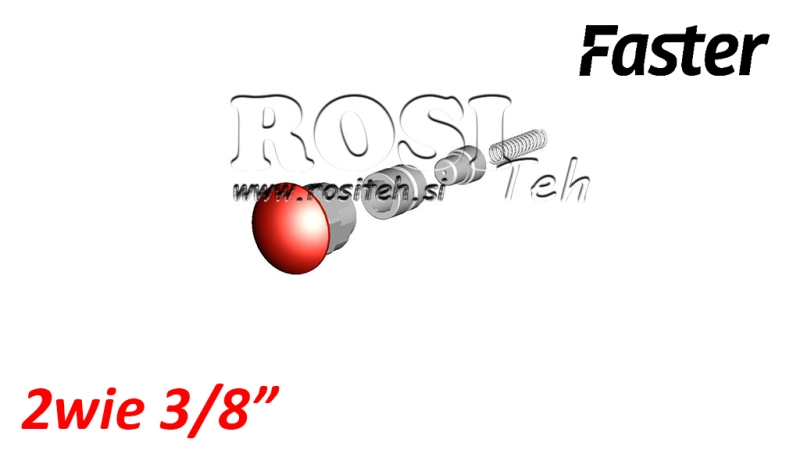 BUTON DE SIGURANȚĂ PENTRU MULTI-FASTER 3/8 2CĂI PARTE FIXĂ