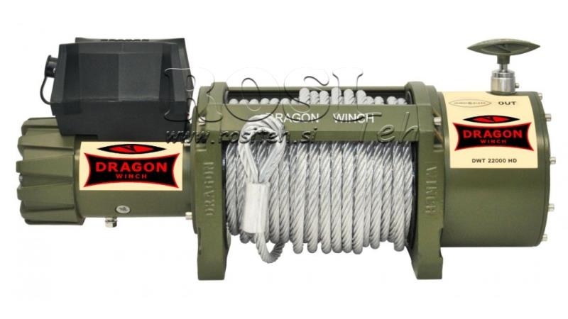 WINCH ELECTRIC 24 V DWT 22000 HD - 9979 kg