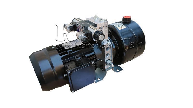 AGREGAT HIDRAULIC MINI 380V AC (0.75 kW) 85 bar - 3.7 cc - 5.2 lit/min - rezervor 4 lit