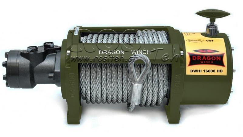 WINCH HIDRAULIC DWHI 16000 HD - 7257 kg