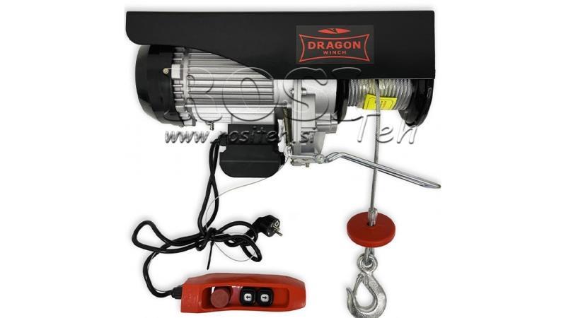 WINCH ELECTRIC 230 V DWI 500/990 kg