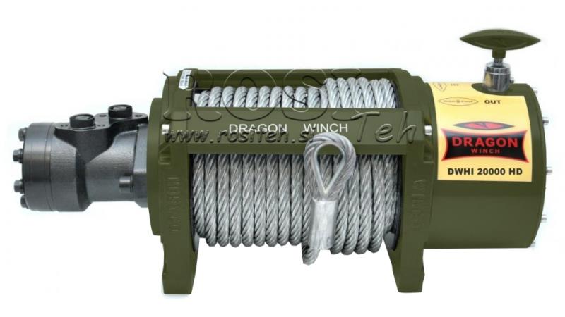 WINCH HIDRAULIC DWHI 20000 HD - 9072 kg