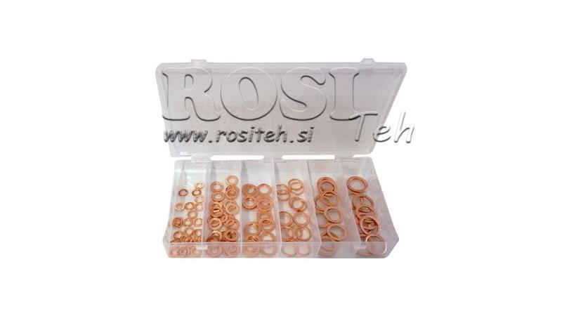 SET OF COPPER SEALS (110 pcs)