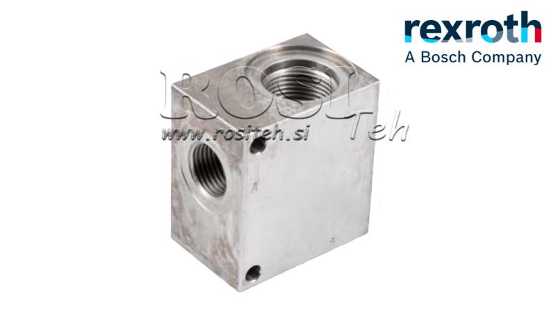 HUS FÖR 2-VÄGS HYD. VENTIL REXROTH 1/2 70-LIT