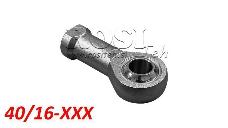 DI MONTERING FÖR PNEUMATISK CYLINDER PCAS 40/16 (M12x1.25)