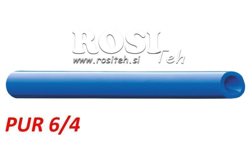 PU 6/4 HOSE DE AER POLIURETAN ALBASTRU
