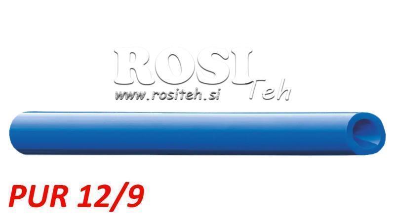 PU 12/9 HOSE DE AER POLIURETAN ALBASTRU