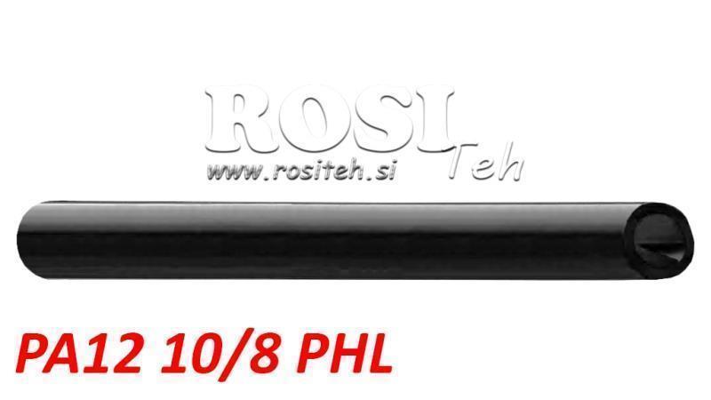 ȚEAVĂ DE AER POLIAMIDĂ PA 10/8 PA12PHL NEAGRĂ DIN74324